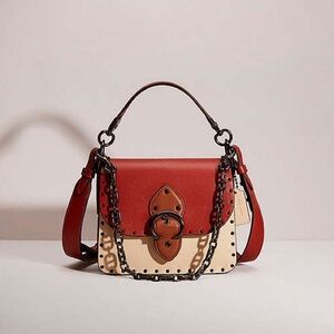 Coach Beat Shoulder Bag 18 in Colorblock with Rivets